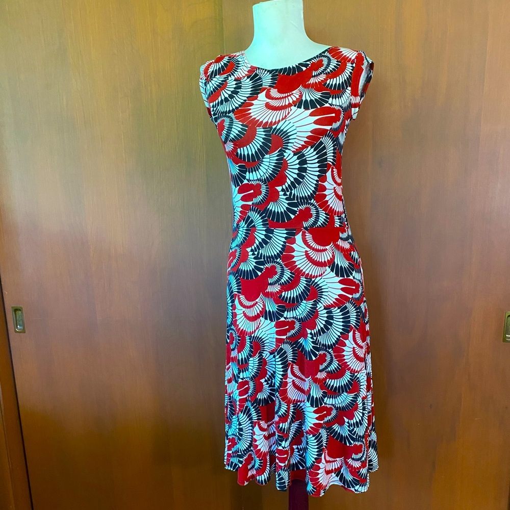 Salaam red,black,white dress